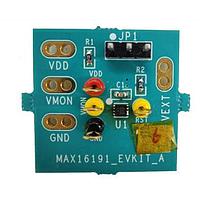 Analog Devices MAX16191EVKIT# ຊິວິດຄິວດຄວບຄຸມ EVKIT, 0.35 Accuracy SupervisoryCircuit