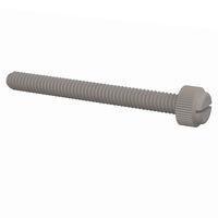 Essentra Components 092520250TEG ກຸມນິ້ວສະແລດດອດ Thumb Screw Slotted, 1/4-20 Thread, 2 1/2 Lg