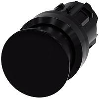 SIEMENS A6X30136557 ປຸ່ມກົງຮູບເຫຼືອງ MUSHROOM PUSHBUTTON. 30MM. ສີດຳ