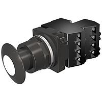 SIEMENS 52BP7BBU Push-Pull 3POS,NEMA4X,MTD,FV 6V,BLK-WHT,NCXLB-NC