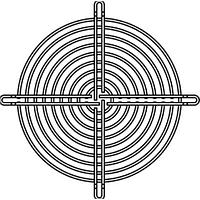 Sanyo Denki 109-1139 ກະຕ່າງມືພັນລະຫວ່າງພັງພິມ 136mm, ຂ້າງພາກພັງພິມ/ຂ້າງປ້າຍຊື່, ສີເງິນ