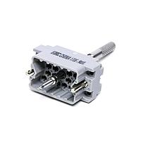 EDAC 516-020-000-301 ກອງປະກອບ 20P PLUG ມີກຸງດ້ວຍການສະແກຣວ, ບໍ່ມີຝາປົກກັນ, ສີເທາ