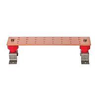 Wakefield Thermal SCGB-8KT ຊຸດບາຣດິນ Ground Bar Kit, 32 ຮ່ອງ, ທອງກົງ, ບໍ່ມີການປົວປ້ອງ, ຍາວ 16" L, ກວ້າງ 4" W, ສູງ 4" H, ຄວາມຫນາ 0.25"