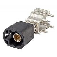 Rosenberger D4S20Y-400A5-A ຕູ້ຕໍ່ PCB ມຸມຂວາ ປລັກ PCB ມີກະແປງ T&R ສີດຳ