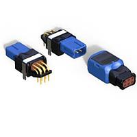 DEUTSCH - TE Connectivity YD369-G33-NP400000 ຕູ້ຕໍ່ສັນ MIL ຮູບສະແກນສີ່ມົນ 369 3 ທາງ INLINE 90 PCB REC, ທາງທອງ, ກິນ