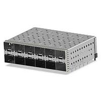 AMP Connectors - TE Connectivity 1-2007562-5 SFP+ SFP+assy 2x6 Sp Fing 4LP EMI ພັດທະນາເພີ່ມເຕີມ