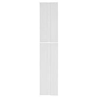 Panduit PR2VEPWH ຕູ້ວາງແລະຕູ້ວາງ Patchrunner 2 End Panel ສຳລັບຄວາມສູງ 84" (21
