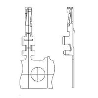 Hirose Electric DF19-2830SCFA ຕິດຕໍ່ ຕິດຕໍ່ຊາຍ ທອງ 28-30 AWG