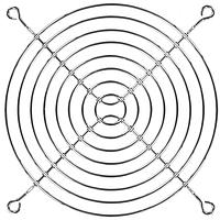 Qualtek Electronics 08170 ກາດພັນລົມຮູບລວຍສາຍ 120mm, ພັນສີນິເຄວລຄຣອມສະຫວັນແຈ້ງ