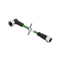 Molex 1201088237 ເສັ້ນສາຍເຊນເຊີ / ເສັ້ນສາຍອັກຊັເຕວເຣເີ MIC 4P M/MP ULOCK ST/90 15M PUR