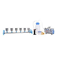 Rocker MultiVac 601-MB-T ລະບົບການກັ່ນຕອງສູນຍາກາດ (34 L/min, 6-Places, 80W)