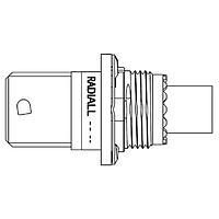 Radiall QFP5RN3EQ1PXA ຕົວເຊື່ອມ QUICKFUSIO+ RECP CONN ມີກິດ BND PLAT ຕິດຕັ້ງມີ PIN ENV INS Q1 ບໍ່ມີການຕິດຕໍ່