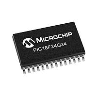 Microchip Technology PIC18F24Q24-E/SO ມາຄຣອຄຄອນເຕີ 16KB Flash, 1KB RAM, 512bytes EEPROM, MVIO, 10b ADC2, 8b DAC, ACP, Comp, PWM,