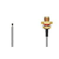 GCT (Global Connector Technology) CAB467RF-0200-A-1 ການປະກອບສາຍ RF I-Pex MHF 5L2SMA, RP, F Mt, BHJck, wO-ring,,200mm 1.37mm Cbl,Blk, 6GHz, Wshr-Nut