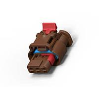 AMP Connectors - TE Connectivity 4-2098541-1 ກອງຮອງ 3POS, MCON 1.2 CB REC 2p TL SEALED