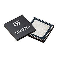 STMicroelectronics STM32WBA64CGU7 ARM Microcontrollers - MCU ພະລັງງານຕ່ຳສຸດ Arm Cortex-M33 TZ MCU 100 MHz 2 Mbytes Flash BLE 5.4 Zigbee