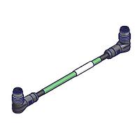 Molex 1201080353 ເຄື່ອງສາຍ Ethernet / ເຄື່ອງສາຍເຄືອກ M12-4P(D)-MM ST/RJ45 10M