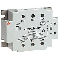Sensata Technologies - Crydom C53TP25C ອິນດິເຄເຕີ IP20, 600VAC, 25A 3 Phase SSR, ZC
