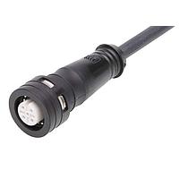 Molex 1204000001 ເສັ້ນສາຍອ່ານສະເຫຼີມ / ເສັ້ນສາຍກະຕຸ້ນ CSE U12 3P AC FE STR PVC 1M SE BK