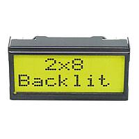 DISPLAY VISIONS EA DIPS082-HN LCD Character Display Modules ເຫຼືອງ/ຂຽວ ຄວາມຕໍ່ສູ້ສີສະຫວ່າງສະຫວ່າງ