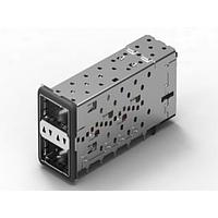 AMP Connectors - TE Connectivity 2085945-3 QSFP+ QSFP+ Assy, 2x1 Gskt 4LP-All, ຊົດຊົ່ວ