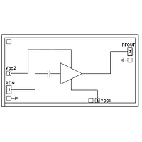 Analog Devices HMC464-SX ເພາະເພີ່ມກຳລັງພະລັງງານ I.C., 2-20 GHz WBand PA Die