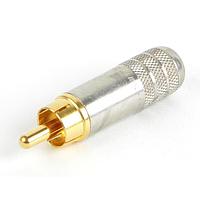 Switchcraft 3502L ຕົວເຊື່ອມ RCA Phono Ni HD PLUG ມີ CLAMP