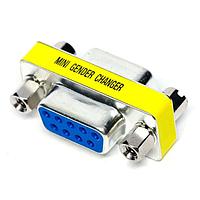 NorComp GCLP09F09F ຕົວແປ D-Sub ແລະ ຕົວປ່ຽນເພດ Mini Gender Changer 9P Female-Female