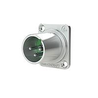 Switchcraft DEP3MB ຕໍ່ຕັ້ງ XLR DEP3M XLR BLK/SLV S/CUP, RoHS