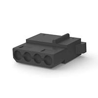 AMP Connectors - TE Connectivity 1-480424-9 ກອງປະກອບປລັກ 04P PLUG HSG F/H BLK