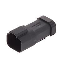 Amphenol SINE Systems AT04-4P-EC01BLK ອຸປະກອນຮັບສັນຍາຍ 4 ທາງ 4 ຂາຍອກ ມີຝາປິດສີດຳ