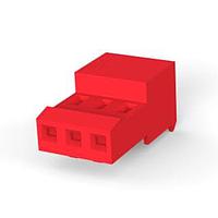 AMP Connectors - TE Connectivity 3-640440-3 ຮູງຮັບ Receptacle 3P 22AWG TIN CLSD W/O TABW/RED