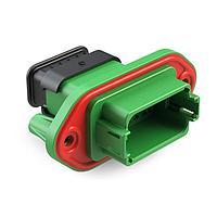 Amphenol SINE Systems AT04-12PC-PM15 ປະຕູຮັບ 12 ຕຳແໜ່ງ, ປະຕູຮັບ, ກວດພາບຕິດຕັ້ງ, ກະແຈ C, ການກວດພາບດ້ວຍຕົວເອງ, ການປ້ອງກັນການດຶງ