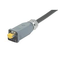 HARTING 09451151760 ອຸດສາຫະກຳ RJI HAN3A RJ45 HYBR 10G PLUG MET