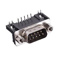 Amphenol Commercial Products G17C0910132EU ປລັກ D-SUB,ປລັກ,FP=8.08MM, 9-POS,R/A DIP,W/#4-40 IN