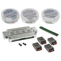 DEUTSCH - TE Connectivity ABC26C-3455 ຕົວເຊື່ອມມິລລິຕາຣີຮູບສະແກນສະກຸນ RECP ASSY 2IN SIZE LOOSE PINS PLUG