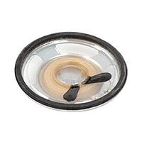 Same Sky (formerly CUI Devices) CLS0501M ລະບົບລົງສຽງໄຟຟ້າອິເລັກໂຕຣແມກເນຕິກ, ຮູບກົງກົງ 50 mm, ລຶບລຶບ 9 mm, PET, Nd-Fe-B, 200 mW, 8 ohm, 550 Hz, ສາຍສົນ 152 mm