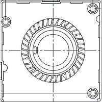 Delta Electronics, Inc. KDB0305HA3-00 ພັກລະບົບ DC Axial, 30x30x3mm, 5VDC, 4x ສາຍນໍາສະເໜີ, Tachometer, PWM