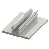 Essentra Components PCG-4A-48 ການນໍາທາງບັດຕູ້ແລະຕູ້ກະແຈ, Adh Mnt, ສີເທົາ, ຍາວ 4 ຟຸດ 1EA=100FT