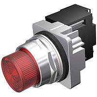 SIEMENS 52PL4K2XY ໄຟສະແດງ Pilot Light,XFR 600V,LED CL,ແດງ,PLAS