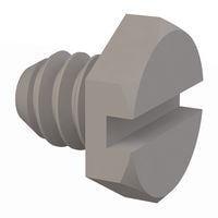 Essentra Components 010440X012 Hex Slotted Hex Slotted Screw, #4-40 Thread, 1/8 Lg