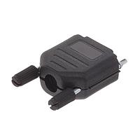 Amphenol Commercial Products L17DPPK09JS ຊີ້ນສ່ວນຫຼັງສອງຊິ້ນ D-SUB BACKSHELL