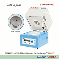 DaiHan DH.FurP040 Dental Compact Porcelain Furnace, 1100℃, 0.4Lit, Fur040.P, 230V