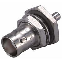 HUBER+SUHNER 34_BNC-MCX-50-2/133_UE ຕົວແປ RF - ລະຫວ່າງຊີຣີ BNC jack(f) ເຖິງ MCX jack(f) ບັງຄລເຮດ
