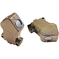 NorComp 959-015-030R121 ຊິ້ນສ່ວນຫຼັງສອງຊິ້ນ 15 POS 45 DEGREE DIE CAST NICKEL