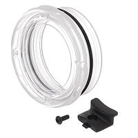 Banner Engineering IVUW ຊຸດອະໄຫຼ່ສະໜອງປ່ອງຫນ້າ iVu; ປະກອບດ້ວຍ ປ່ອງຫນ້າ, ກຣິບລອກ, ກຸ້ມສອງ; ແລະ ແອວ O-ring