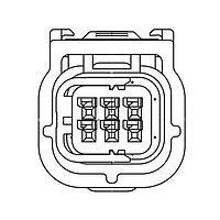 JST Automotive MWTRB-06-1A-R ຕົວເຊື່ອມຕໍ່ຜູ້ຍິງ MTW Connector
