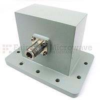 Fairview SMW340ACN WR-340 to N Female Waveguide to Coax Adapter UDR26 Flange With 2.2 GHz to 3.3 GHz Frequency Range