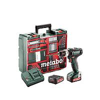 METABO POWERMAXX SB 12 SET ເຈາະໄມ້ຄ້ອນໄຮ້ສາຍ (0-1400 rpm)