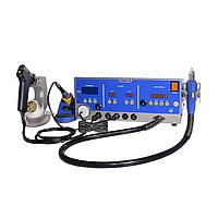 HAKKO FR-702 W / 3 ສາຍໄຟທີ່ບໍ່ມີປລັກ W / FR-4103 ລະບົບ Rework